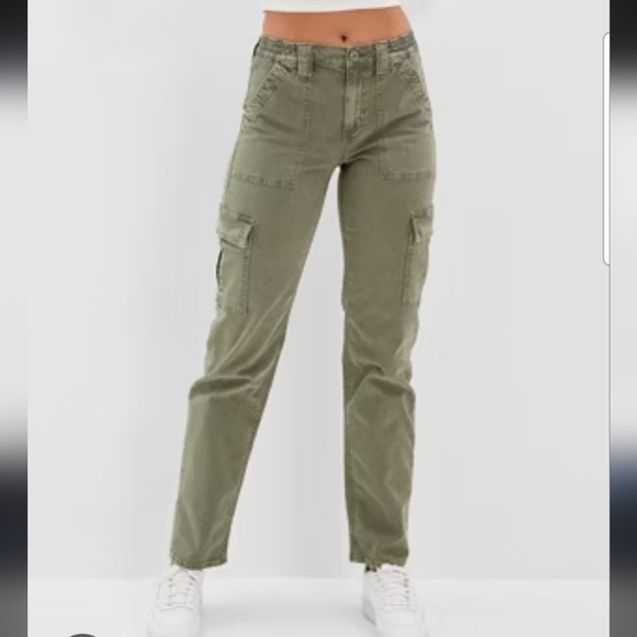 American Eagle AE Stretch Cargo Straight Pant 000S - Picture 7 of 8